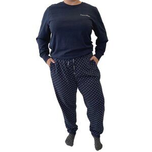 NEW Calvin Klein 2pc pj Pajama Set | Navy Blue